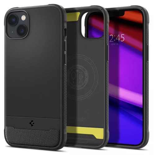 Spigen Rugged Armor Mag tok Apple iPhone 14 készülékhez – Matt fekete