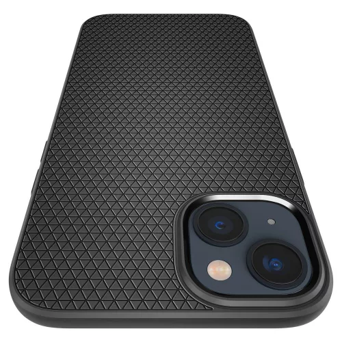 Spigen Liquid Air tok Apple iPhone 14 készülékhez – Matt fekete