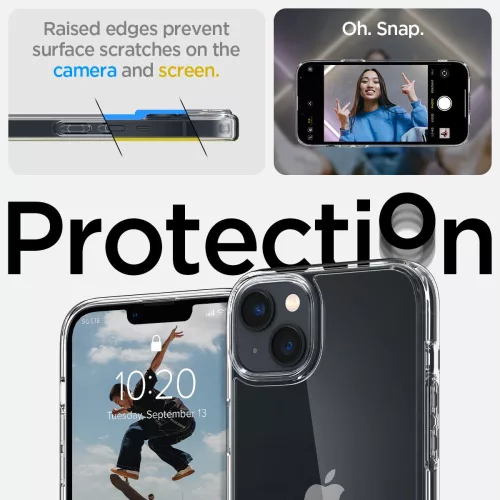 Spigen Ultra Hybrid tok Apple iPhone 14 készülékhez – Átlátszó