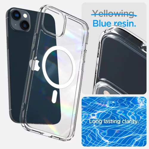 Spigen Ultra Hybrid Mag tok Apple iPhone 14 készülékhez – Fehér