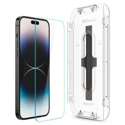 Spigen Glas.tR EZ Fit Apple iPhone 14 Pro Max készülékhez – Átlátszó