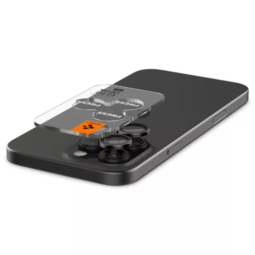 Spigen Optik Pro Glas.tR EZ Fit Apple iPhone 14 Pro készülékhez – Fekete