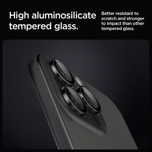 Spigen Optik Pro Glas.tR EZ Fit Apple iPhone 14 Pro készülékhez – Fekete