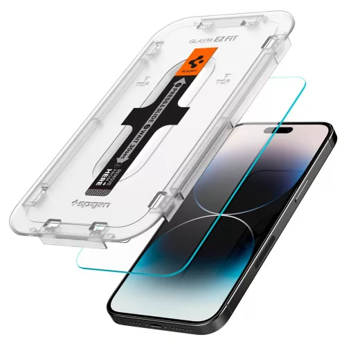 Spigen Glas.tR EZ Fit Apple iPhone 14 Pro készülékhez – Átlátszó