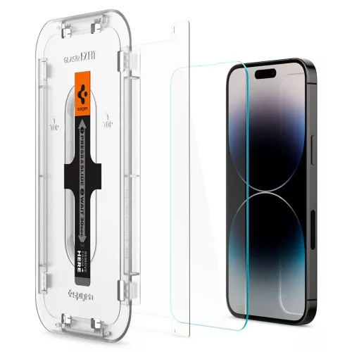 Spigen Glas.tR EZ Fit Apple iPhone 14 Pro készülékhez – Átlátszó