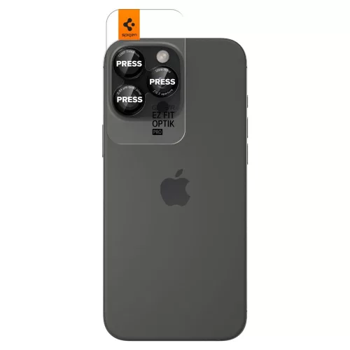 Spigen Optik Pro L-Series Glas.tR EZ Fit Apple iPhone 14 Pro készülékhez – Fekete