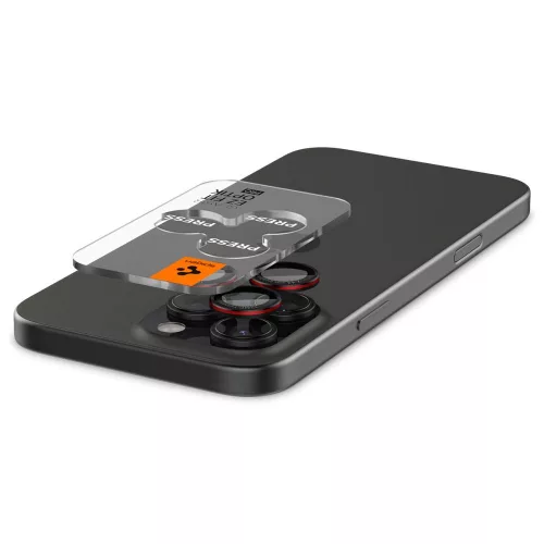 Spigen Optik Pro L-Series Glas.tR EZ Fit Apple iPhone 14 Pro készülékhez – Fekete