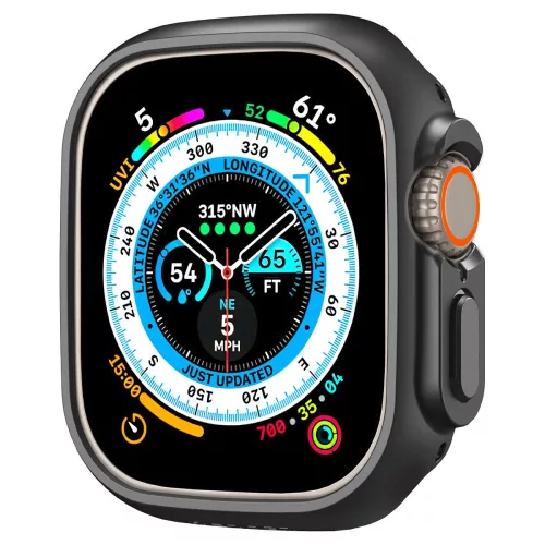 Spigen Thin Fit Apple Watch Ultra 1/2/3 (49 mm) tok - fekete