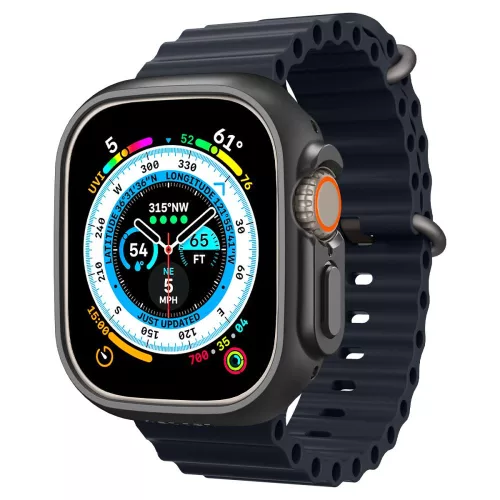 Spigen Thin Fit Apple Watch Ultra 1/2/3 (49 mm) tok - fekete