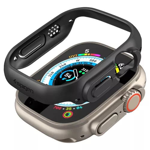 Spigen Thin Fit Apple Watch Ultra 1/2/3 (49 mm) tok - fekete