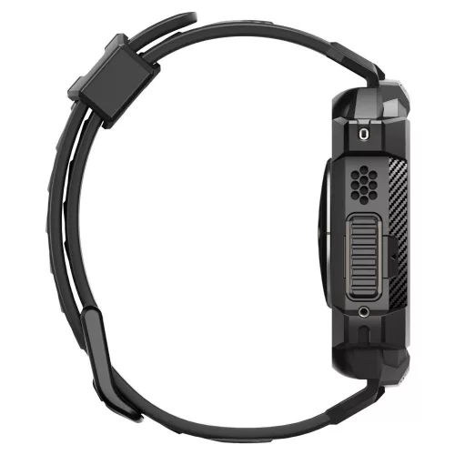 Spigen Rugged Armor Pro Apple Watch Ultra 1/2/3 (49 mm) tok - fekete