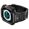 Spigen Rugged Armor Pro Apple Watch Ultra 1/2/3 (49 mm) tok - fekete