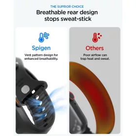   Spigen Liquid Air Pro Apple Watch Ultra 1/2/3 (49 mm) tok - fekete