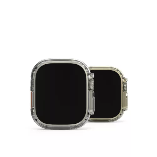 Ringke Slim Apple Watch Ultra 49mm kemény tok - 2db - átlátszó/matt fekete