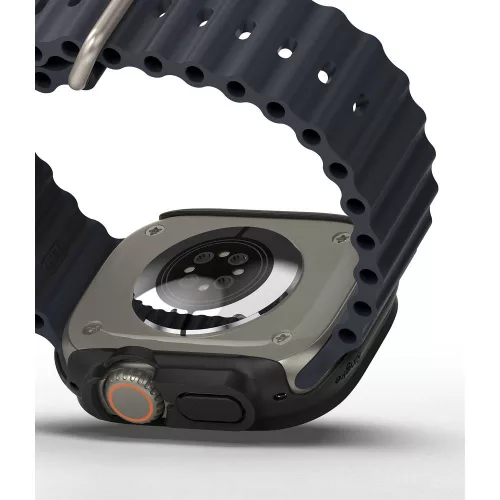Ringke Slim Apple Watch Ultra 49mm kemény tok - 2db - átlátszó/matt fekete