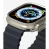 Ringke Slim Apple Watch Ultra 49mm kemény tok - 2db - átlátszó/titánszürke