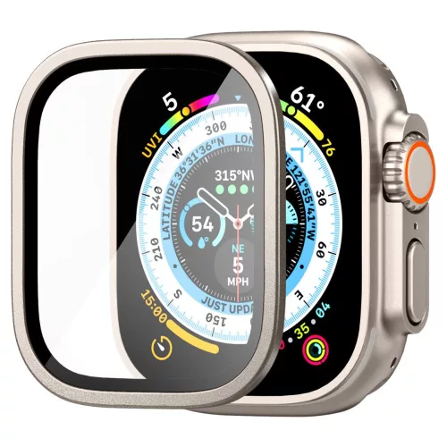 Spigen Glas.tR Slim Pro Apple Watch Ultra 1/2 (49 mm) edzett üveg - titán