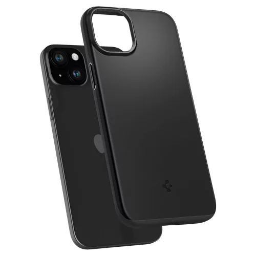Spigen Thin Fit tok Apple iPhone 15 Plus készülékhez – Fekete