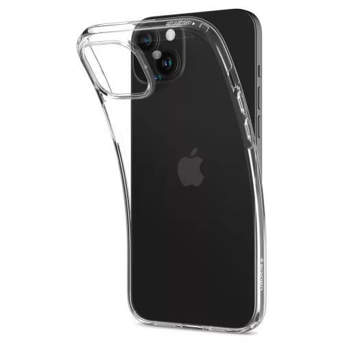 Spigen Liquid Crystal tok Apple iPhone 15 Plus készülékhez – Átlátszó