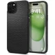 Spigen Liquid Air tok Apple iPhone 15 Plus készülékhez – Matt fekete
