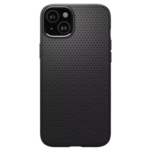 Spigen Liquid Air tok Apple iPhone 15 Plus készülékhez – Matt fekete
