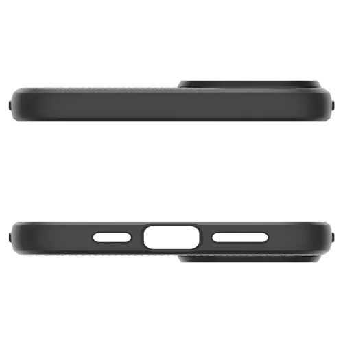 Spigen Liquid Air tok Apple iPhone 15 Plus készülékhez – Matt fekete
