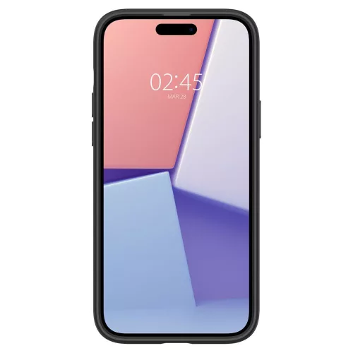 Spigen Ultra Hybrid tok Apple iPhone 15 Plus készülékhez – Matt fekete