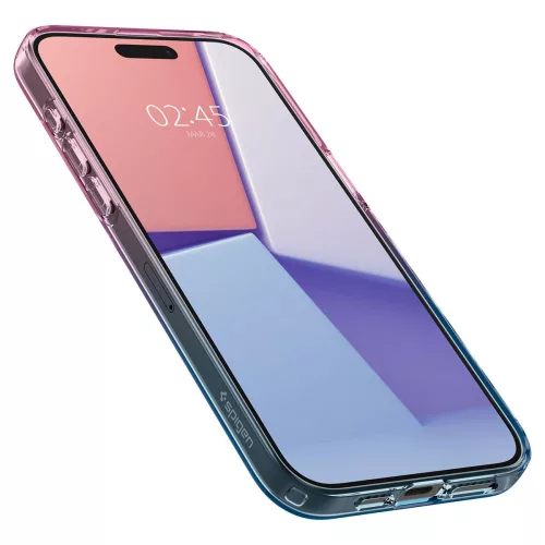 Spigen Liquid Crystal tok Apple iPhone 15 Pro készülékhez – Rózsaszín