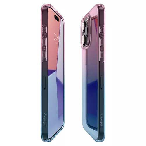 Spigen Liquid Crystal tok Apple iPhone 15 Pro készülékhez – Rózsaszín