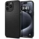 Spigen Liquid Air tok Apple iPhone 15 Pro készülékhez – Matt fekete