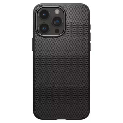 Spigen Liquid Air tok Apple iPhone 15 Pro készülékhez – Matt fekete