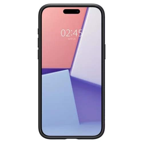Spigen Liquid Air tok Apple iPhone 15 Pro készülékhez – Matt fekete