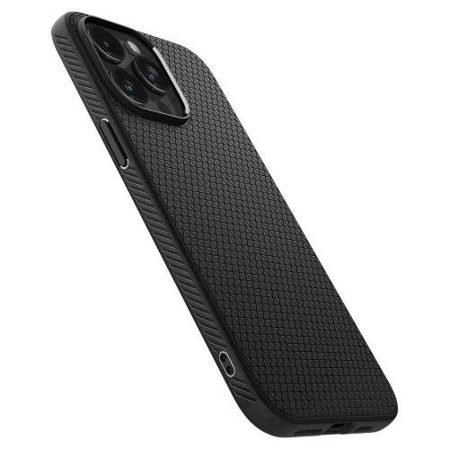 Spigen Liquid Air tok Apple iPhone 15 Pro készülékhez – Matt fekete
