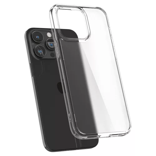 Spigen Ultra Hybrid tok Apple iPhone 15 Pro készülékhez – Átlátszó