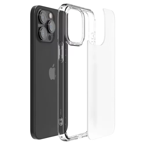 Spigen Ultra Hybrid tok Apple iPhone 15 Pro készülékhez – Átlátszó