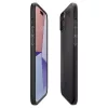 Spigen Thin Fit tok Apple iPhone 15 készülékhez – Fekete