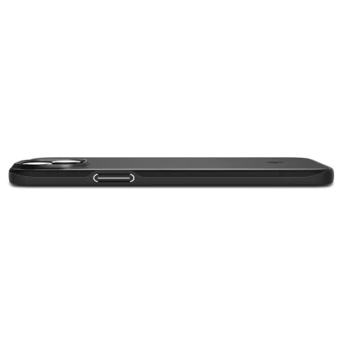 Spigen Thin Fit tok Apple iPhone 15 készülékhez – Fekete