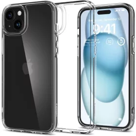   Spigen Ultra Hybrid tok Apple iPhone 15 készülékhez – Átlátszó