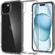 Spigen Ultra Hybrid tok Apple iPhone 15 készülékhez – Átlátszó