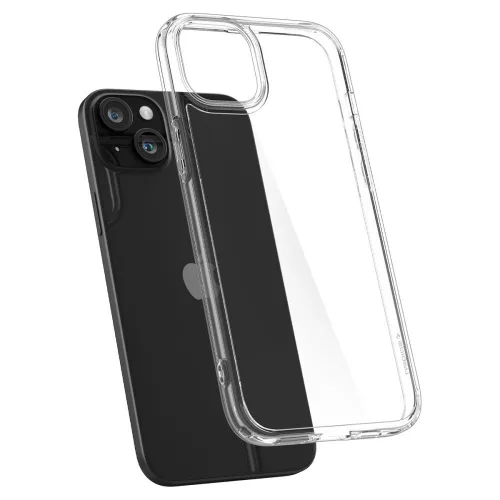 Spigen Ultra Hybrid tok Apple iPhone 15 készülékhez – Átlátszó