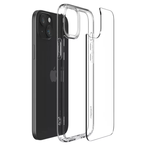 Spigen Ultra Hybrid tok Apple iPhone 15 készülékhez – Átlátszó