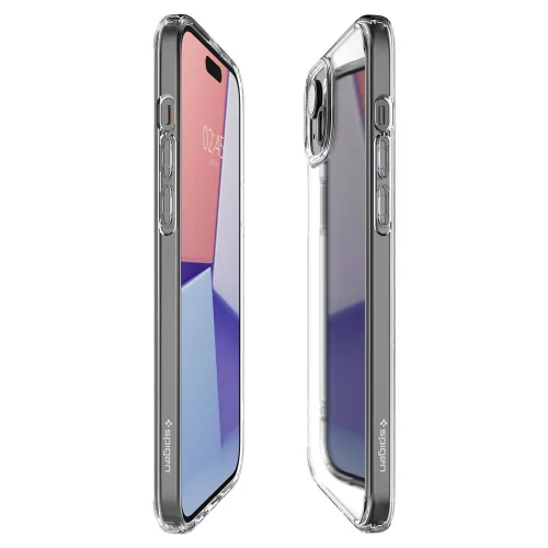Spigen Ultra Hybrid tok Apple iPhone 15 készülékhez – Átlátszó