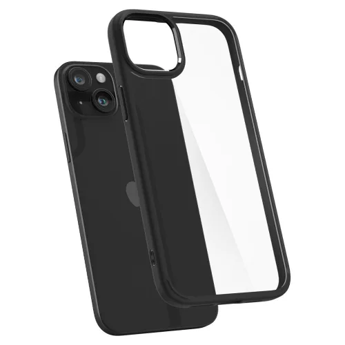 Spigen Ultra Hybrid tok Apple iPhone 15 készülékhez – Matt fekete