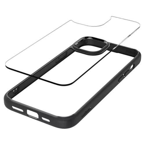 Spigen Ultra Hybrid tok Apple iPhone 15 készülékhez – Matt fekete