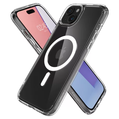 Spigen Ultra Hybrid Mag tok Apple iPhone 15 készülékhez – Fehér