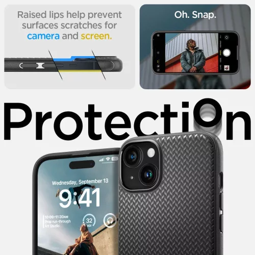 Spigen Mag Armor tok Apple iPhone 15 készülékhez – Matt fekete