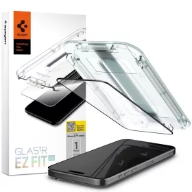   Spigen Glas.tR EZ Fit Full Cover Apple iPhone 15 Pro Max készülékhez – Fekete
