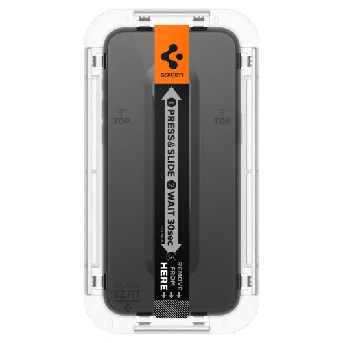 Spigen Glas.tR EZ Fit Full Cover Apple iPhone 15 Pro Max készülékhez – Fekete