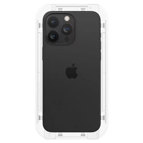 Spigen Glas.tR EZ Fit Full Cover Apple iPhone 15 Pro Max készülékhez – Fekete