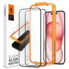 Spigen ALM Glass.tR FC Apple iPhone 15 Plus készülékhez – Fekete